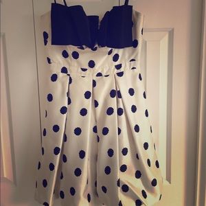 AQUA polka dot party dress